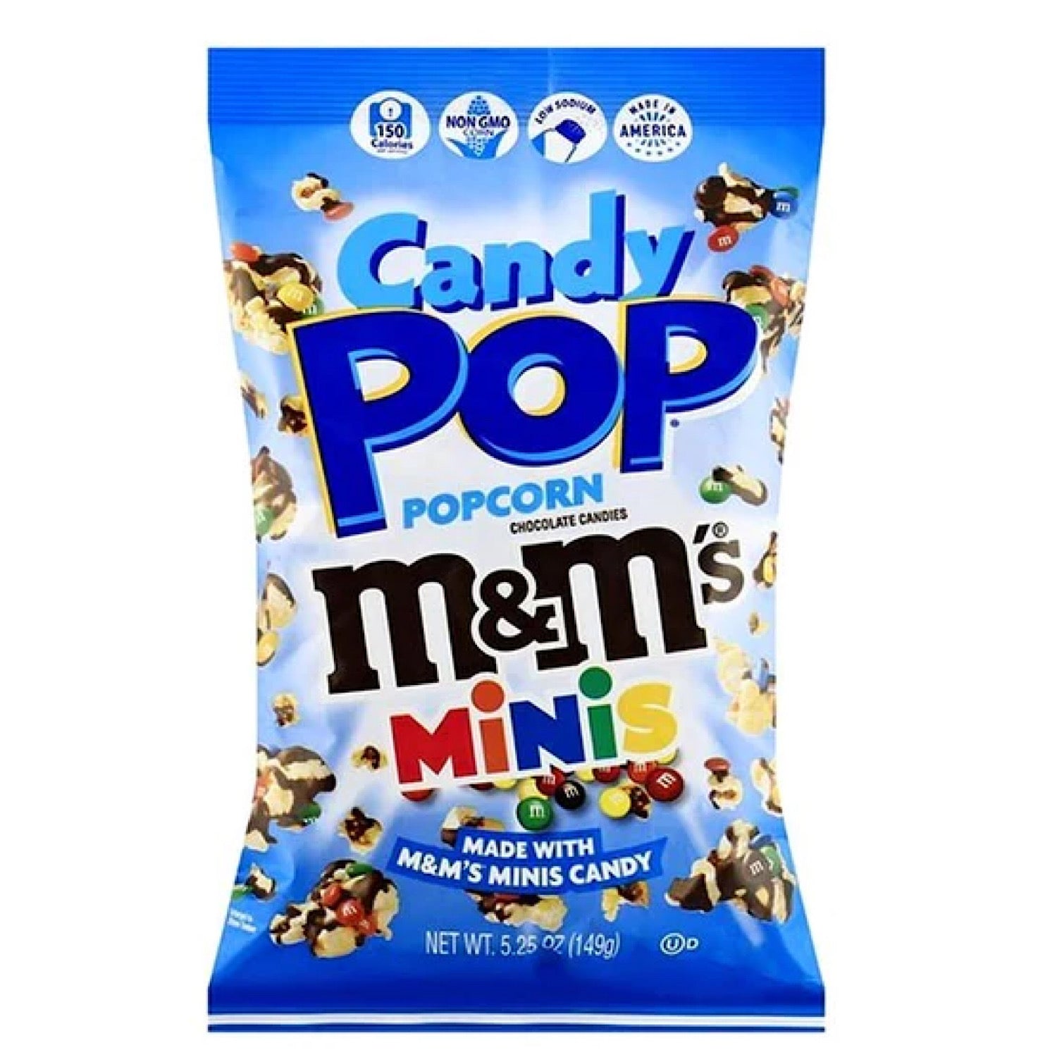 M&M minis popcorn